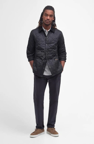 Barbour Black Heritage Liddesdale Jacket In Black