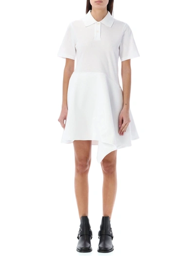 Shop Jw Anderson J.w. Anderson Polo Dress In White