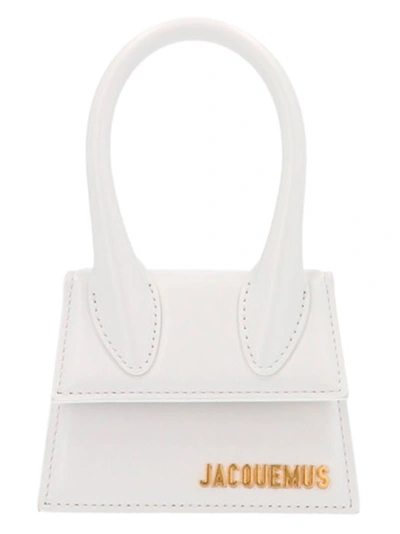 Shop Jacquemus Le Chiquito Handbag In White