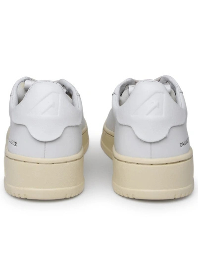 Shop Autry Dallas White Leather Sneakers