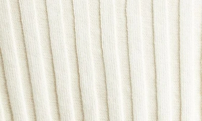 Shop Eckhaus Latta Keyboard Linen & Cotton Rib Sweater In Porcelain