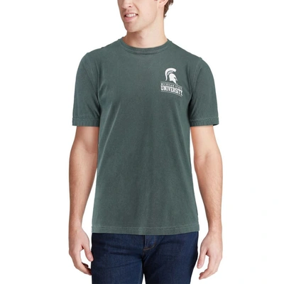 Shop Image One Green Michigan State Spartans Comfort Colors Campus Icon T-shirt