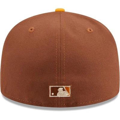 Shop New Era Brown San Diego Padres Tiramisu  59fifty Fitted Hat