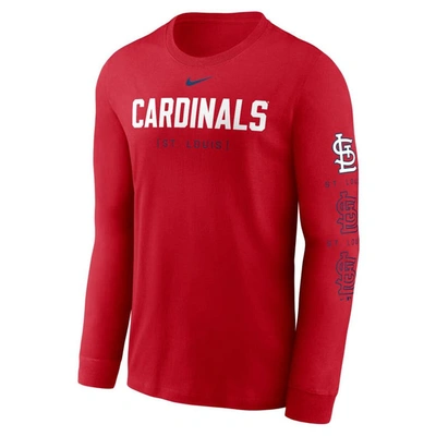 Shop Nike Red St. Louis Cardinals Repeater Long Sleeve T-shirt