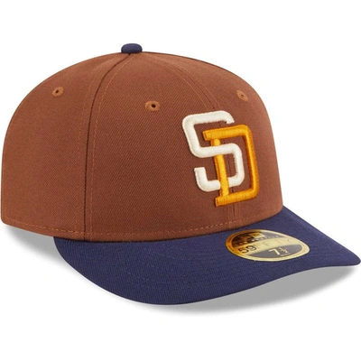 Shop New Era Brown San Diego Padres Tiramisu Low Profile 59fifty Fitted Hat