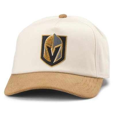Shop American Needle White/gold Vegas Golden Knights Burnett Adjustable Hat