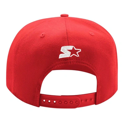 Shop Starter Black/red Detroit Red Wings Logo Two-tone Snapback Hat