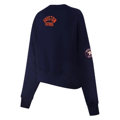 Shop Pro Standard Navy Houston Astros Painted Sky Pullover Sweatshirt