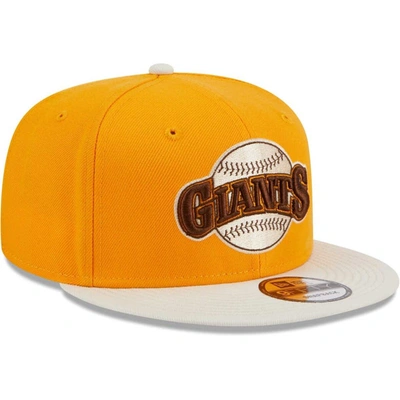Shop New Era Gold San Francisco Giants Tiramisu  9fifty Snapback Hat