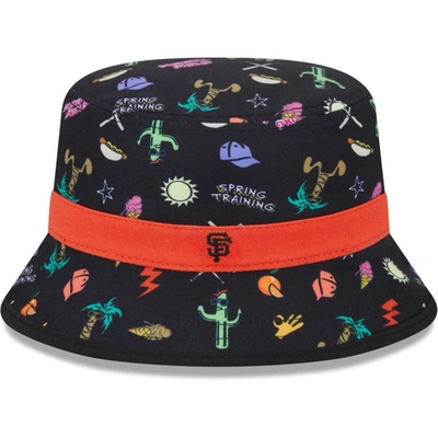 Shop New Era Toddler  Black San Francisco Giants Spring Training Icon Bucket Hat