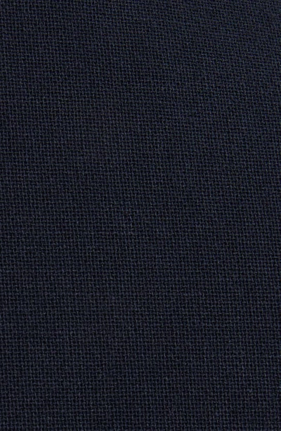 Thom Browne Oversize Sleeveless Cotton Blend Blazer In Navy