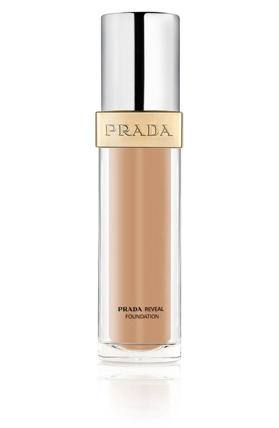 Shop Prada Reveal Skin Optimizing Refillable Soft Matte Foundation In Mn55