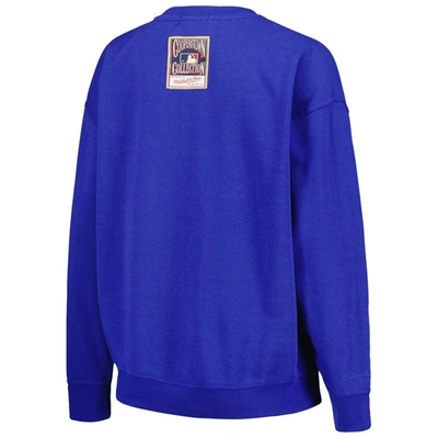 Shop Mitchell & Ness Royal Los Angeles Dodgers Logo Lt 2.0 Pullover Sweatshirt
