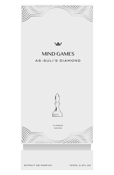 Mind Games As-suli's Diamond Extrait De Parfum - Silver Bishop, 3.4 Oz. In White