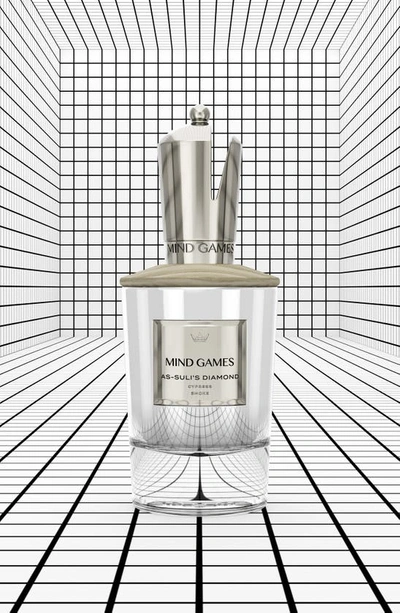 Mind Games As-suli's Diamond Extrait De Parfum - Silver Bishop, 3.4 Oz. In White