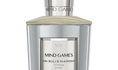 Mind Games As-suli's Diamond Extrait De Parfum - Silver Bishop, 3.4 Oz. In White