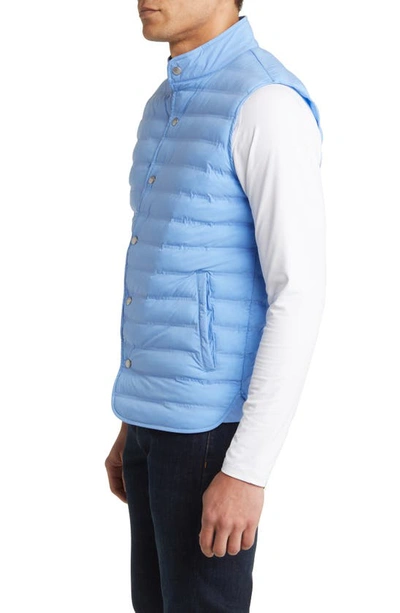 Shop Peter Millar Crown Crafted Regent Puffer Vest In Regatta Blue