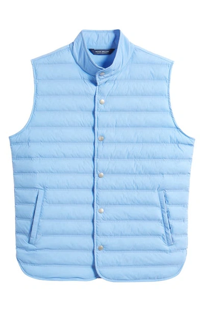 Shop Peter Millar Crown Crafted Regent Puffer Vest In Regatta Blue