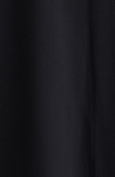 Shop Proenza Schouler Long Sleeve Marocaine Crepe Shirt In Black