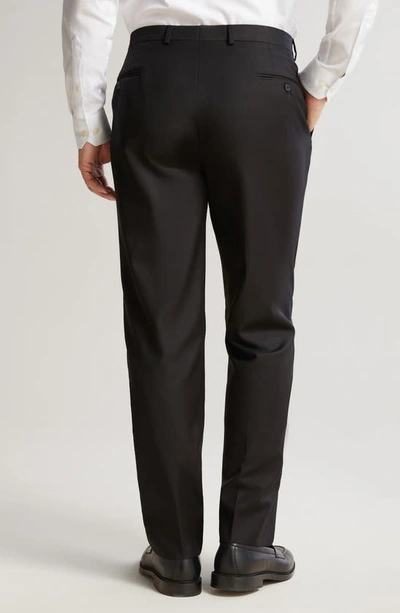 Hickey Freeman Classic B Fit Solid Loro Piana Wool Suit In Black