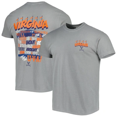 Shop Image One Gray Virginia Cavaliers Hyperlocal T-shirt