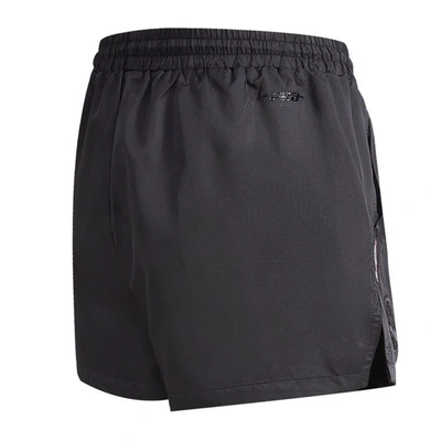 Pro Standard Black Boston Celtics Script Woven Shorts In Black