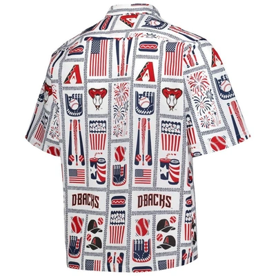 Shop Reyn Spooner White Arizona Diamondbacks Americana Button-up Shirt