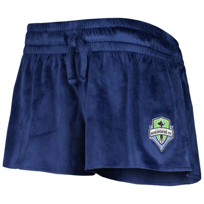Shop Concepts Sport Navy Seattle Sounders Fc Intermission T-shirt And Shorts Sleep Set In Blue