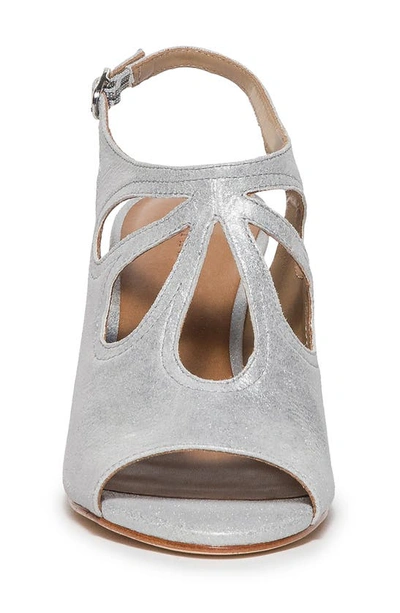 Shop Bernardo Footwear Nili Slingback Sandal In Silver