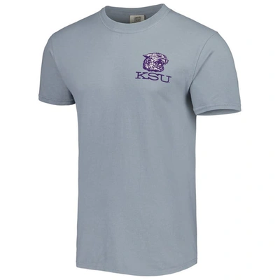 Shop Image One Graphite Kansas State Wildcats Vault State Comfort T-shirt