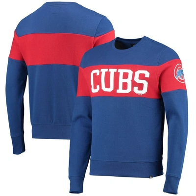 Shop 47 ' Royal Chicago Cubs Interstate Pullover Sweatshirt