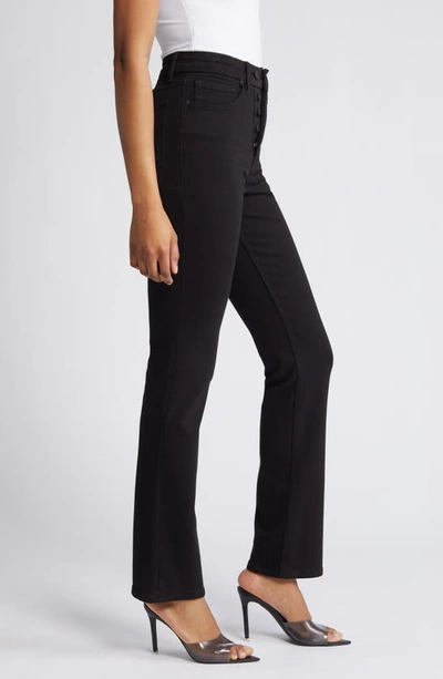 Good American Good Black Good Denim Jumpsuit In Black001
