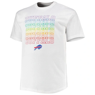 Shop Fanatics Branded White Buffalo Bills Big & Tall City Pride T-shirt