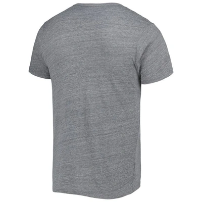 Shop League Collegiate Wear Heather Gray Navy Midshipmen 1965 Arch Victory Falls Tri-blend T-shirt