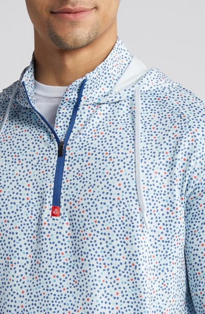 Swannies Tilly Half Zip Hoodie In Sky