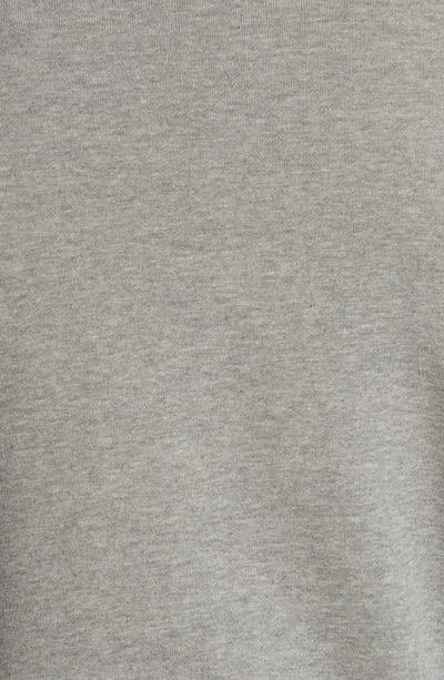 Shop Thom Browne Stripe Sleeve Sweatshirt In Light Grey