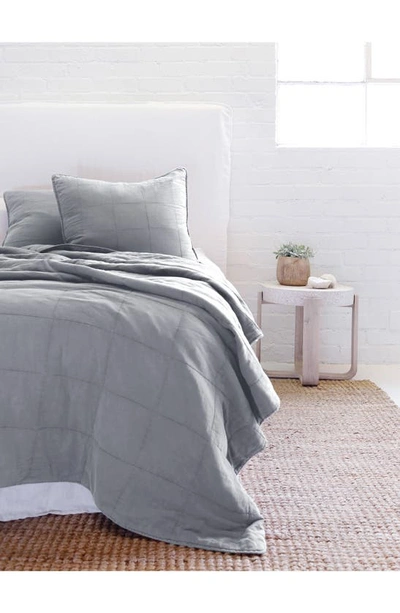 Shop Pom Pom At Home Antwerp Cotton Coverlet In Ocean