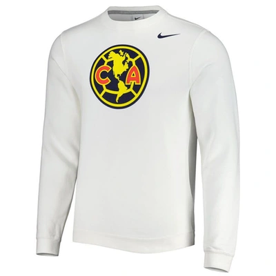 Shop Nike White Club America Fleece Pullover Sweatshirt