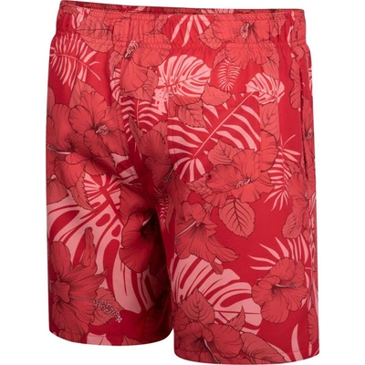 Shop Colosseum Red Maryland Terrapins The Dude Swim Shorts