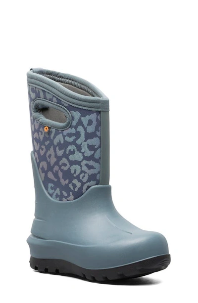 Shop Bogs Kids' Neo-classic Insulated Waterproof Boot In Misty Gray