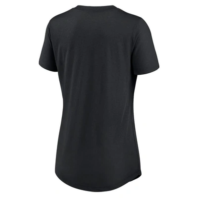 Shop Nike Black Chicago White Sox Side Cinch Fashion Tri-blend Performance T-shirt