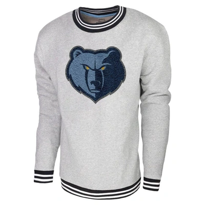 Shop Stadium Essentials Heather Gray Memphis Grizzlies Club Level Pullover Sweatshirt