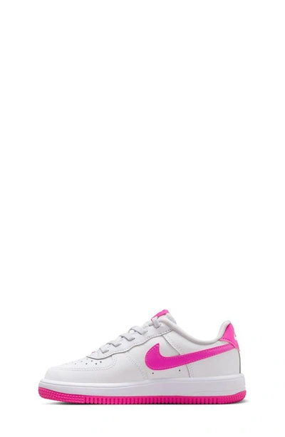Shop Nike Air Force 1 Low Easyon Sneaker In White/ Laser Fuchsia
