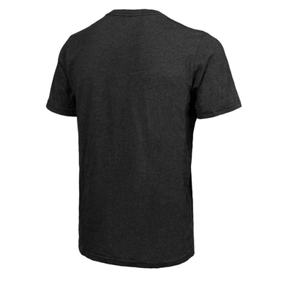 Shop Majestic Threads Black Kansas City Chiefs Super Bowl Lvii Champions Luxe Foil Tri-blend T-shirt