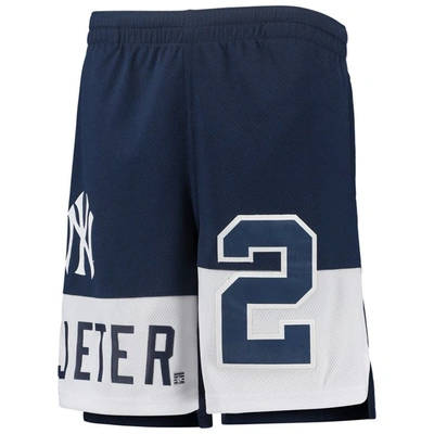 Shop Outerstuff Youth Derek Jeter Navy New York Yankees Pandemonium Name & Number Shorts