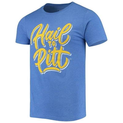 Shop Homefield Heathered Royal Pitt Panthers Vintage Heathered Royalhail To Pitt T-shirt In Heather Royal