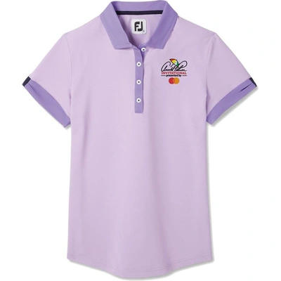 Shop Footjoy Purple Arnold Palmer Invitational Color Block Polo