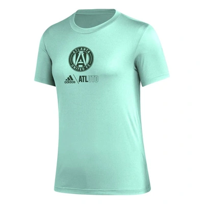 Shop Adidas Originals Adidas Mint Atlanta United Fc Aeroready Club Icon T-shirt