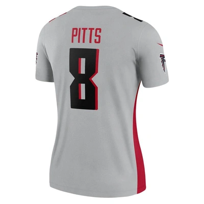 Shop Nike Kyle Pitts Gray Atlanta Falcons Inverted Legend Jersey