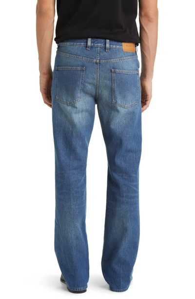 Shop Blk Dnm 77 Bootcut Organic Cotton Jeans In Dark Vintage Blue